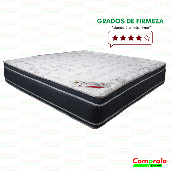JUEGO DE BOX SPRING PILLOWTOP GALLO DE ORO 60"